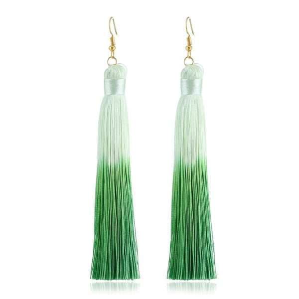 Double Colour Tassel Earring