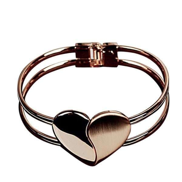 Heart Bangle Bracelet