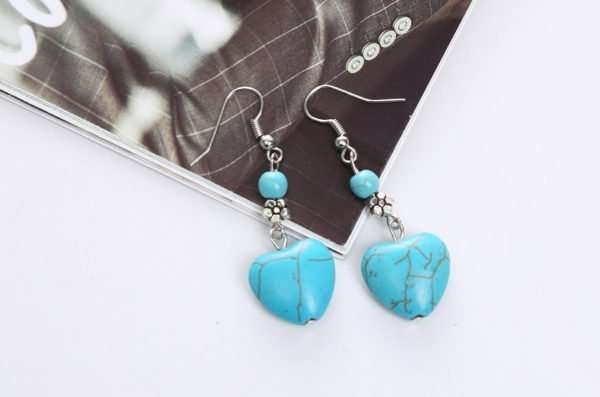 Heart Drop Earring