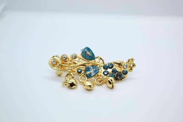 Peacock Hair Clips