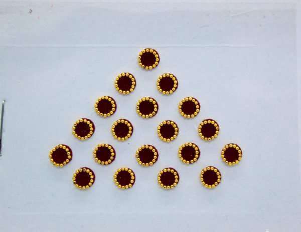 Maroon Bindis