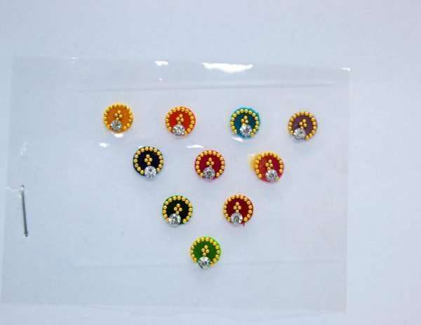 Multi Colour with Stone Bindis