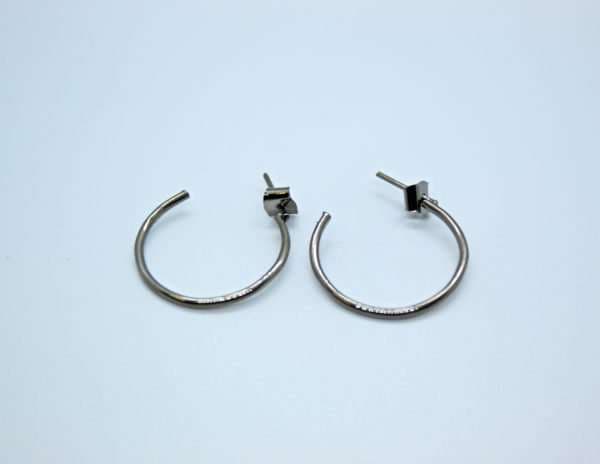 Silver Plated Hoop Earring