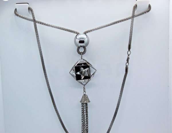 Black Tassel Necklace