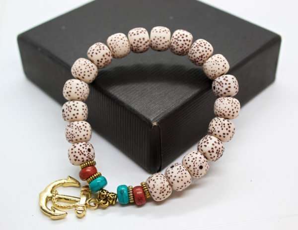 Anchor Tassel Beads Bracelet