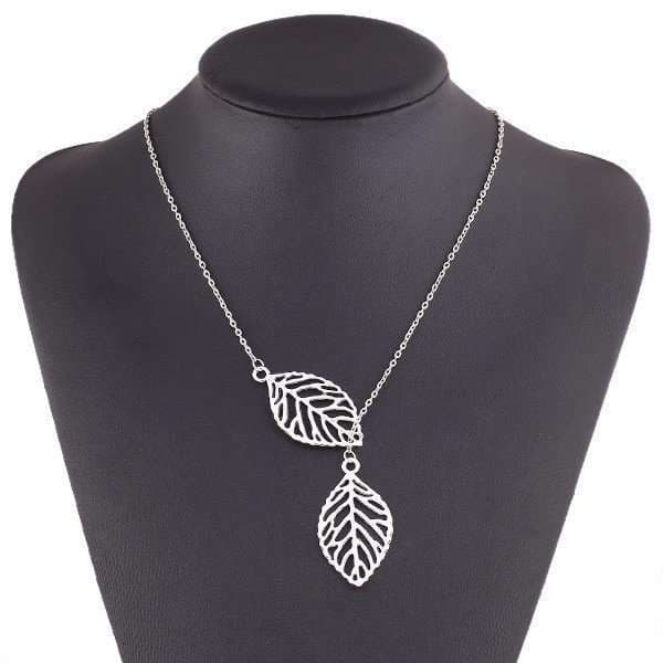 Double Leaves Necklace