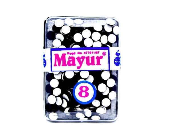 Mayur Black Bindi