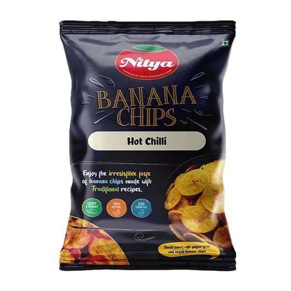 Nitya Banana Chips Hot Chilly