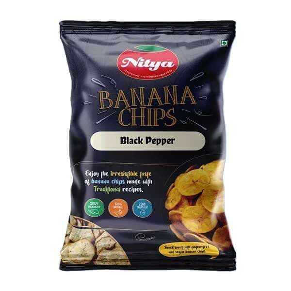 Nitya Banana Chips Pepper
