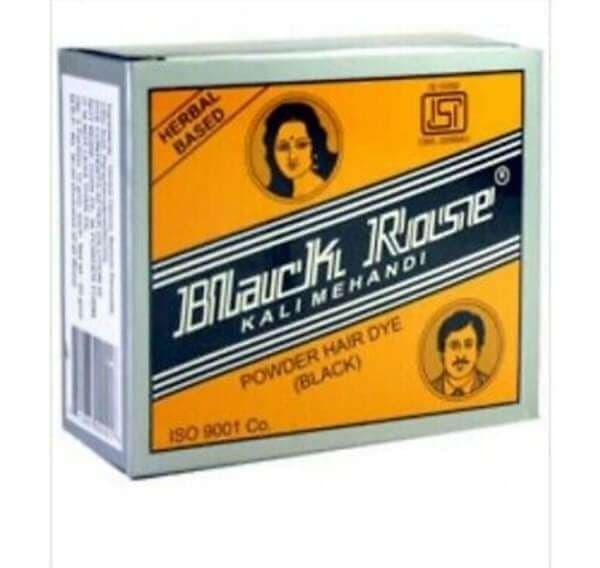 Black Rose Mehndi Yellow Hair Die