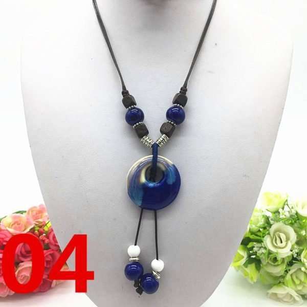 Pendant Necklace Sweater Chain