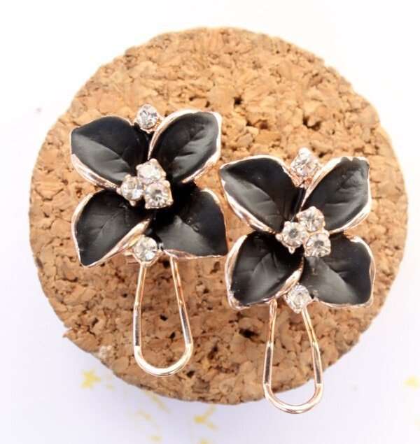 Crystal Flower Stud