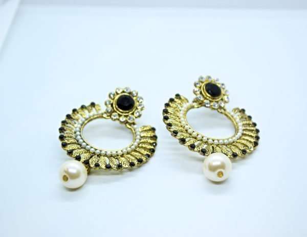 Black & White Precious Earring