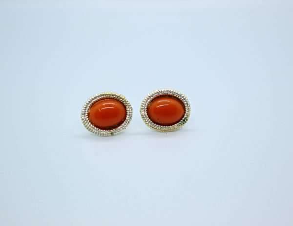 Oval Stud Earring