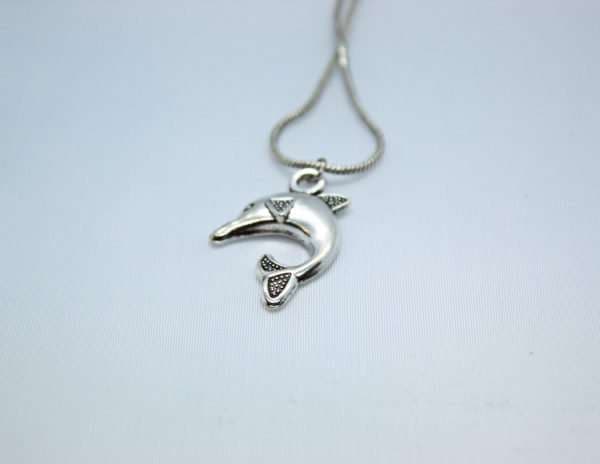 Dolphin Necklace & Drop Earring