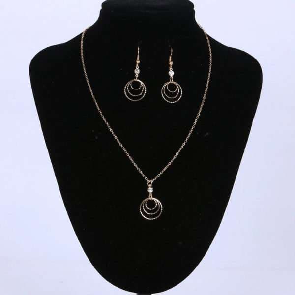 Multi Circle Jewellery Set