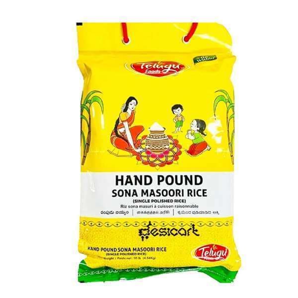 Telugu Foods Hand Pound Sona Masoori