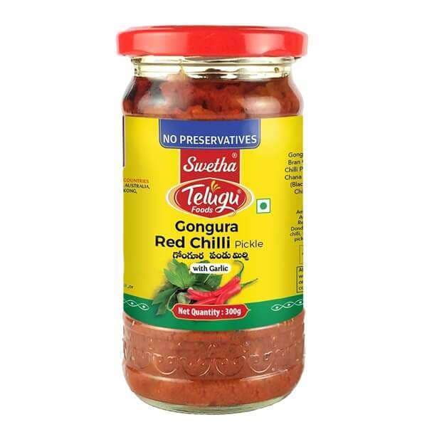 Telugu Foods Gongura Red Chilly Pickle