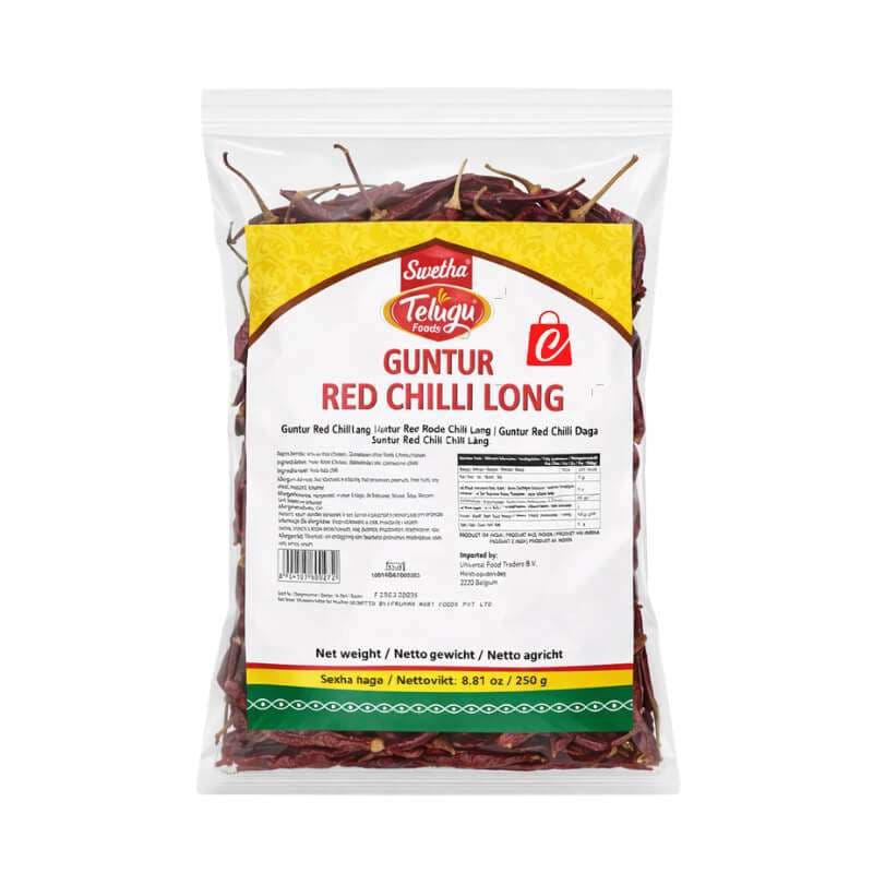 Telugu Foods Guntur Red Chilli Long